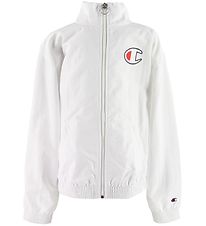 Champion Fashion Cardigan - Hvítur M. Lógó