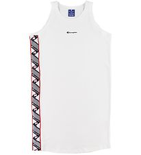Champion Fashion Kjóll u/æ - Hvítur M. Rönd