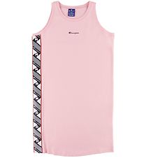Champion Fashion Kjóll u/æ - Bleikt M. Rönd
