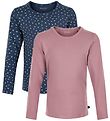 Minymo Blouse - 2-Pack - Mesa Rose/New Navy