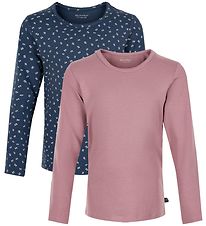 Minymo Blouse - 2-Pack - Mesa Rose/New Navy