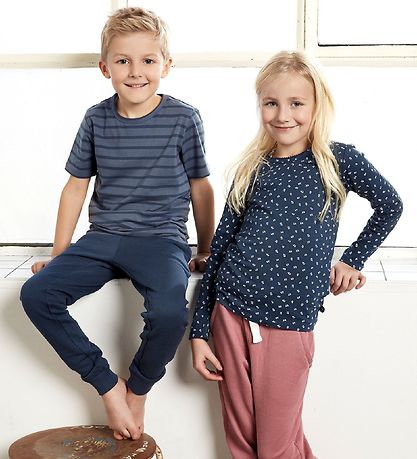 Minymo Blouse - 2-Pack - Mesa Rose/New Navy