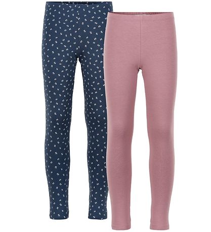 Minymo Leggings - 2-Pack - Mesa Rose