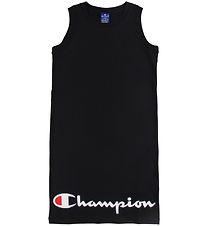 Champion Fashion Kjóll - Svart M. Lógó