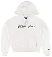 Champion Fashion Hettupeysa - Hvítur M. Lógó