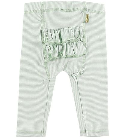 Hust and Claire Leggings - Lykke - Green/White Striped