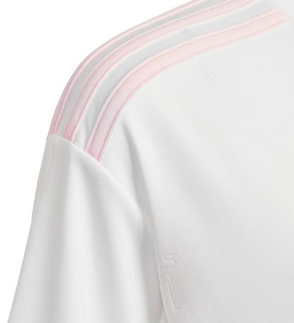 adidas Performance T-shirt - Vit m. Rosa Tryck