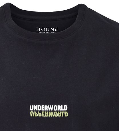 Hound T-shirt - Black w. Print