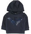 Emporio Armani Hoodie - Navy m. Logo