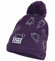 LEGO® Duplo Hat - Knitted - LWAripo - Purple w. Penguins