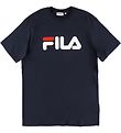 Fila Stuttermabolur - Classic+ - Dökkblátt