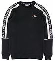 Fila Peysa - Teom Crew - Svart/Hvítur