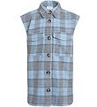 Grunt Vest - Nadya - Baby Blue w. Checkers