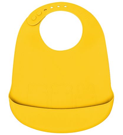 We Might Be Tiny Bib - Silikone - 2-pack - Sage/Yellow