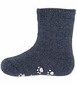 Joha Strumpor - Ull - Blå m. Anti-slip