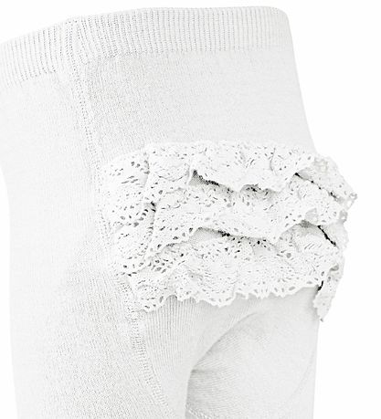 MP Tights - White w. Laces