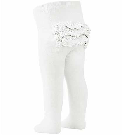 MP Tights - White w. Laces