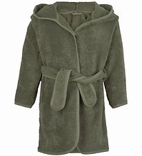 Pippi Baby Baðsloppur - Deep Lichen Green M. Dreki