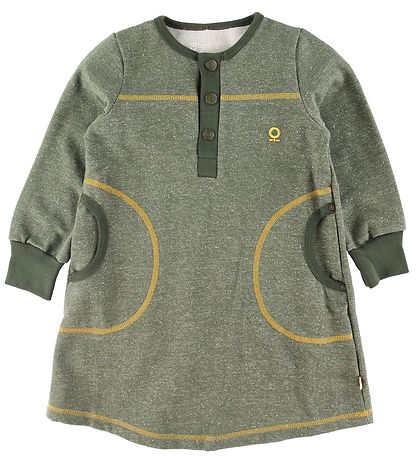 Katvig Kleid - Meliert Armygrün