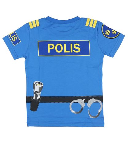 Den Goda Fen Costume - Police - Blue