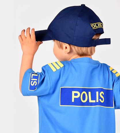 Den Goda Fen Costume - Police - Blue