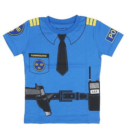 Den Goda Fen Costume - Police - Blue