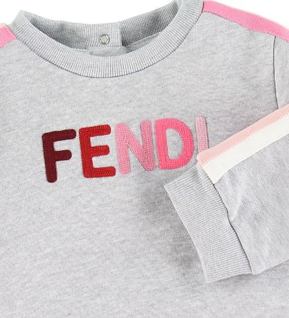 Fendi Peysa - Grátt/Bleikt