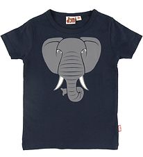 DYR-Cph T-shirt - Animal primate - Navy w. Elephant