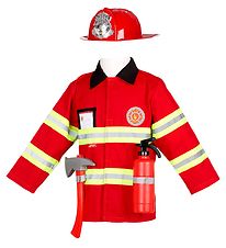 Souza Costume - Fireman - Red