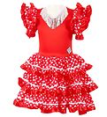 Souza Costume - Dress - Marisol - Red/White