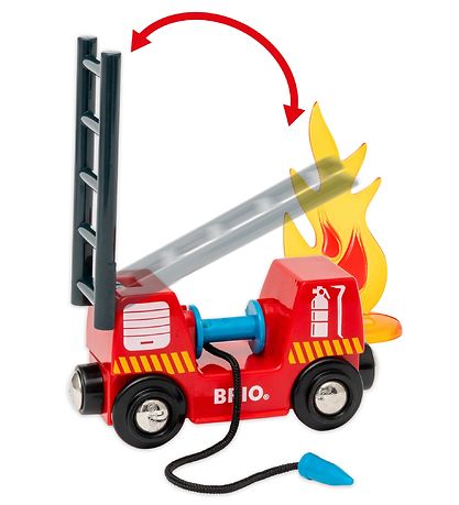BRIO World Tunnel w. Fire train - 4 Parts - Smart Tech Sound 339