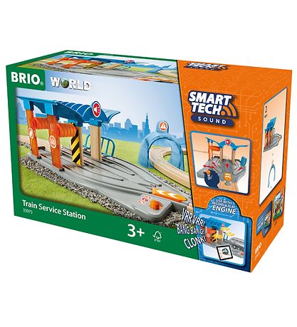 BRIO World Tågstation - 2 Delar - Smart Tech Sund 33975