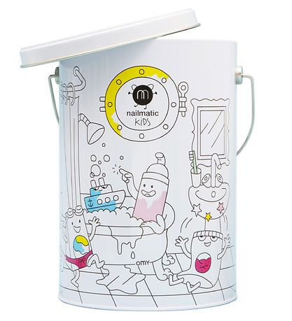 Nailmatic Bathing Set - Bucket w. Lip Gloss, Bathbomb and more