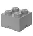 LEGO® Storage Aufbewahrungsbox - 4 Knäufe - 25x25x18 - Hellgrau