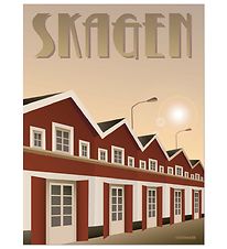 Vissevasse Poster - 50x70 - Skagen - De Haven