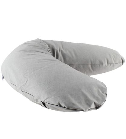 Nørgaard Madsens Nursing Pillow w. Cover - Fossflakes - Grey