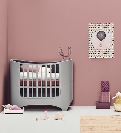 Leander Classic+ Bett - Baby - 120x70x94 cm - Grau