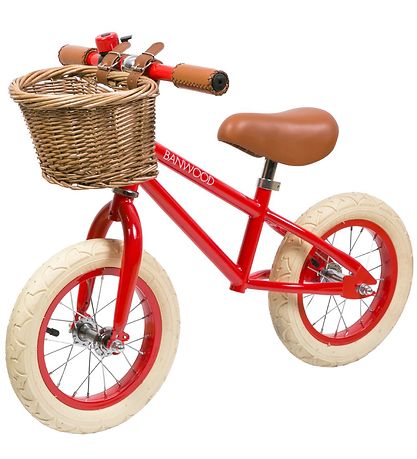 Banwood Loopfiets - First Ga! - Rood