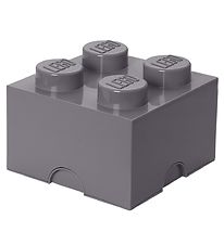 Boîte de rangement LEGO® Storage - 4 Boutons - 25x25x18 - Gris F