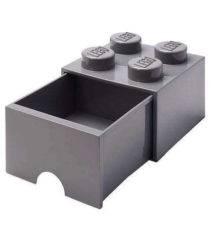 LEGO® Storage Storage Drawer - 4 Stud - 25x25x18 - Dark grey