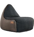SACKit Baunapoki - Canvas Lounge Chair - 96x80x70 cm - Svart/Brú