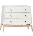 Leander Luna Kommode - 103x52x86White/Eg