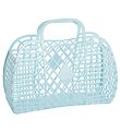 Sun Jellies Large Folding Basket - Retro - 37x30x11 cm - Light B