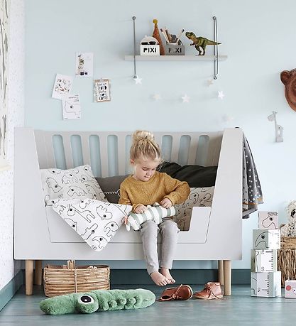 Done by Deer Bed Rail - Crib - 90.5x20 cm - Grey