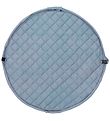 Play&Go Leikfangateppi - Ø120 - Soft Organic - Dusty Blue
