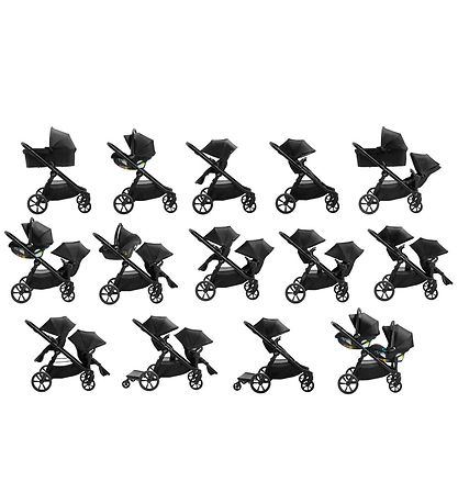 Baby Jogger Stroller - City Select 2 - Lunar Black