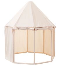 Kids Concept Paviljong Tält - 122x142 cm - Naturvit