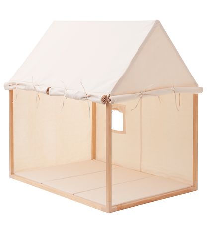 Kids Concept Play Tent - House - 110x84 cm - Nature White