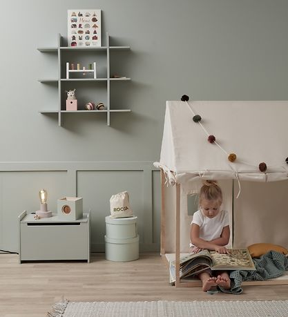 Kids Concept Play Tent - House - 110x84 cm - Nature White