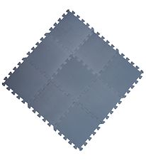BabyDan Púslmotta - 90x90 cm - Blár